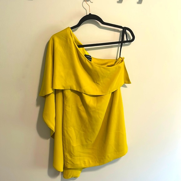 Marciano and Guess One-shoulder dress, Size Medium, yellow - Picture 1 of 3
